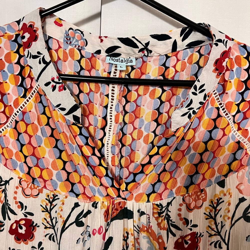 Nostalgia Boho Tunic - Large - EUC - Picture 2 of 3